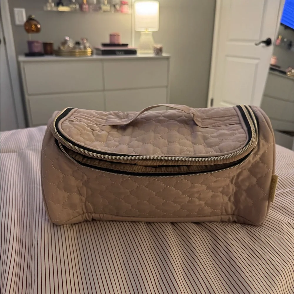 Blush Pink Hanging Travel Toiletry & Hair Tool Organizer
